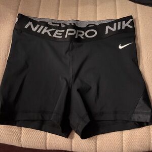 Nike Women's Black Pro Athletic Shorts